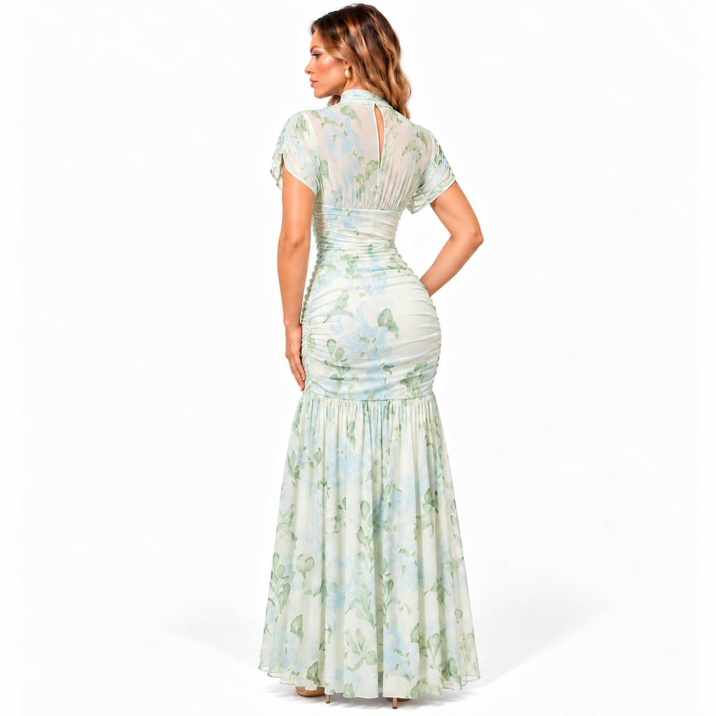 Cathy  - Ladies Flowy Maxi Dress