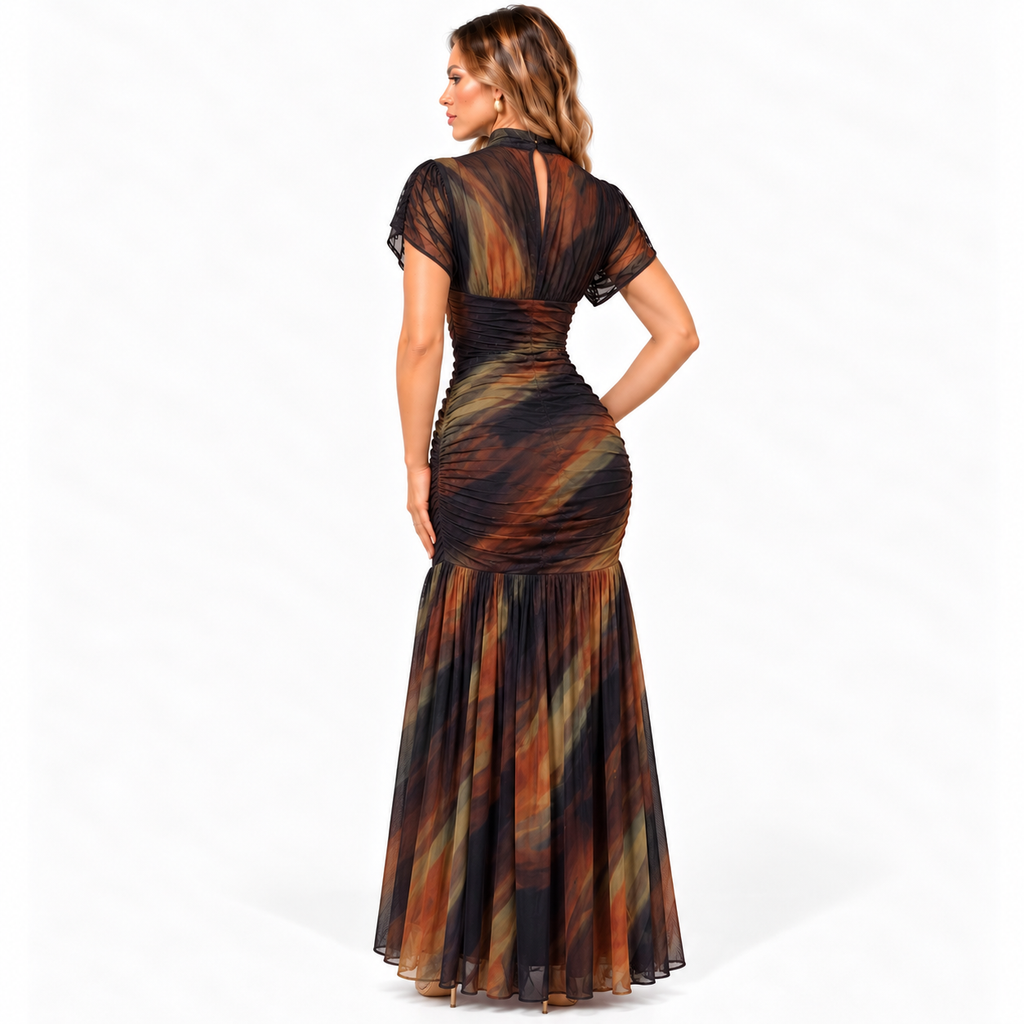 Cathy  - Ladies Flowy Maxi Dress