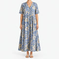 Alicia  - Short Sleeve Midi Dress