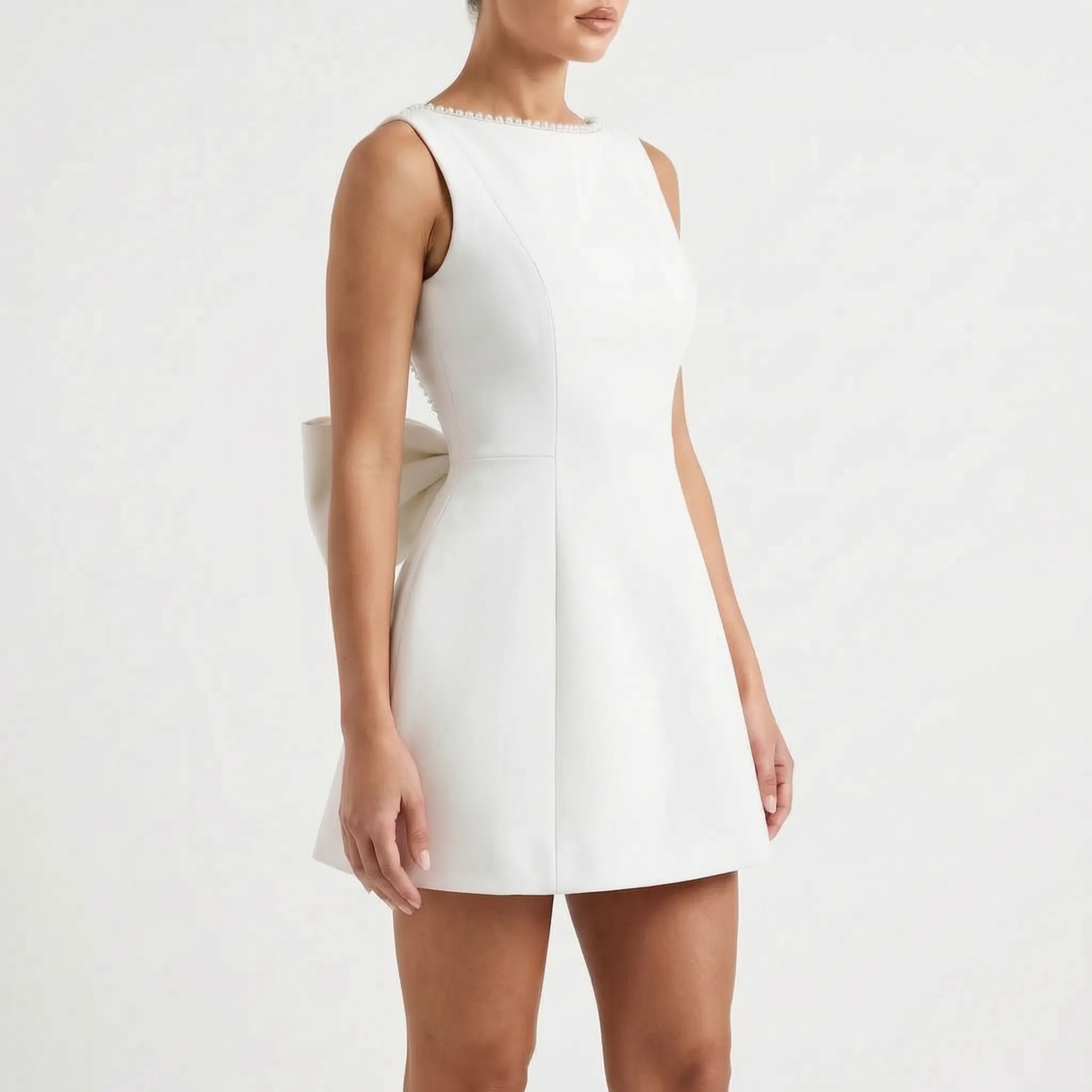 Bec  - Sleeveless A Line Mini Dress