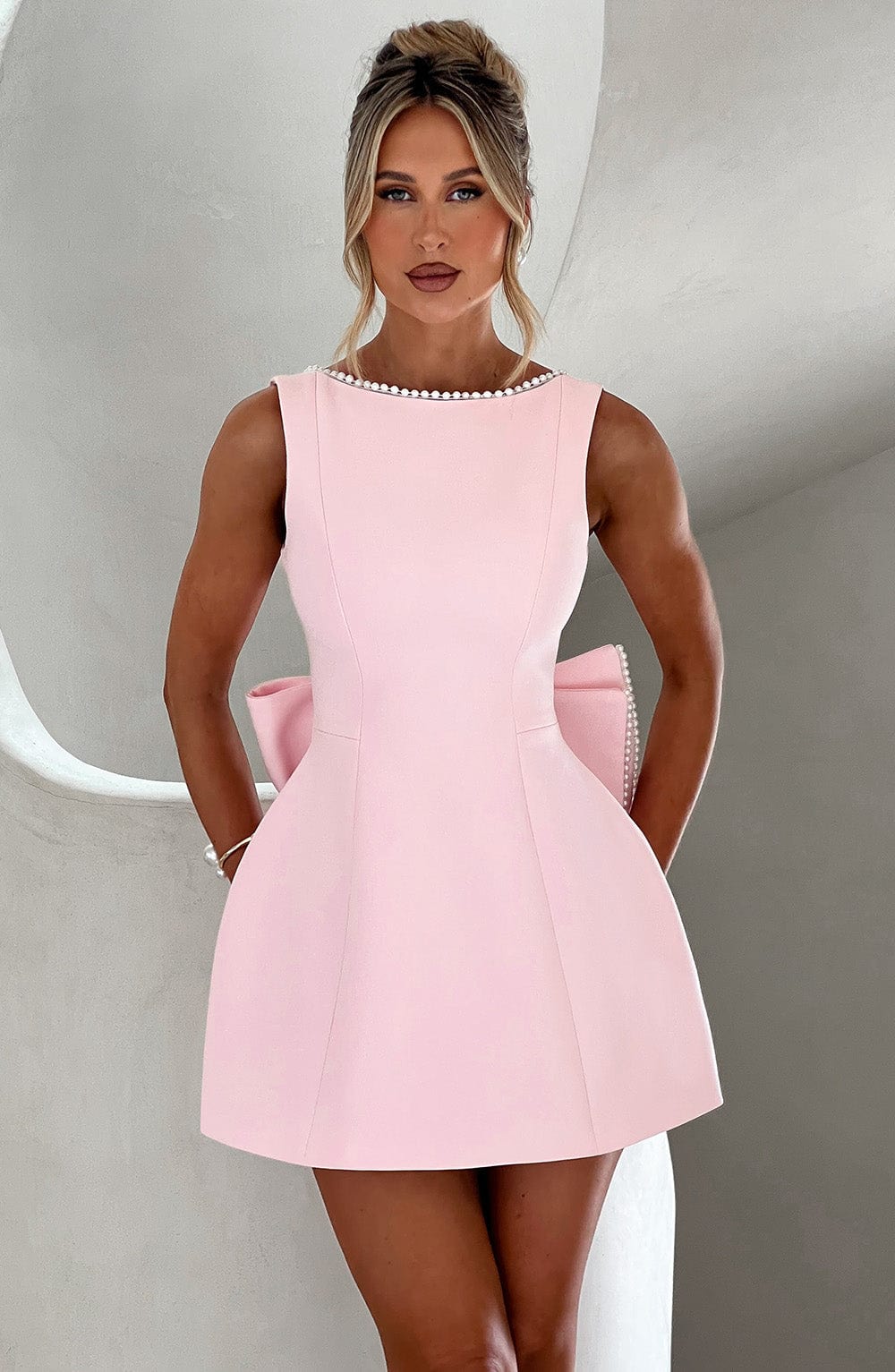 Bec  - Sleeveless A Line Mini Dress