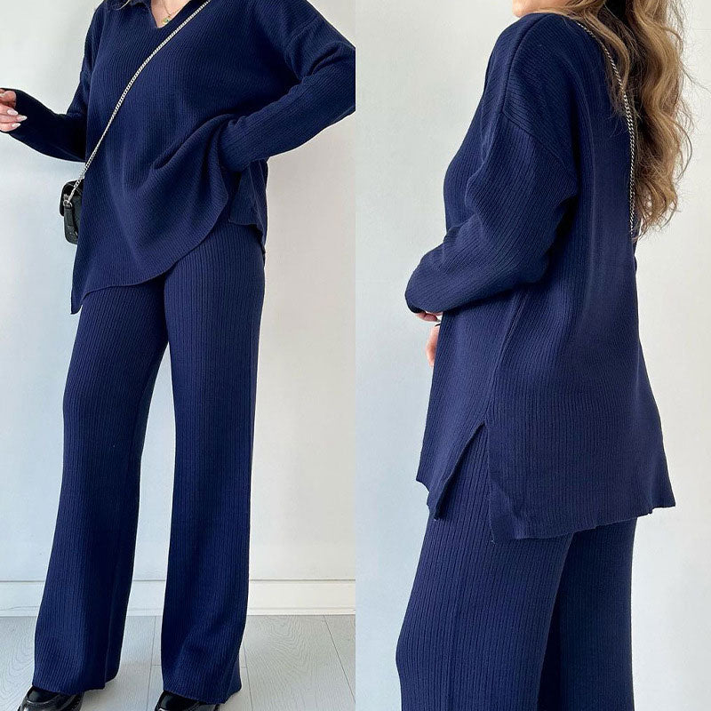 Camille Collection | Two Piece Pants Set with High Waist & Stylish Top | Comfortable Elegance for Any Occasion 4