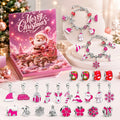 Creative DIY | Bracelet Making Kit with 24-Day Countdown & Custom Beads for Personalized Crafting 0