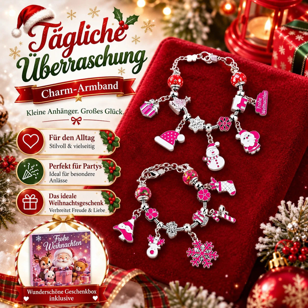 Creative DIY | Bracelet Making Kit with 24-Day Countdown & Custom Beads for Personalized Crafting 5