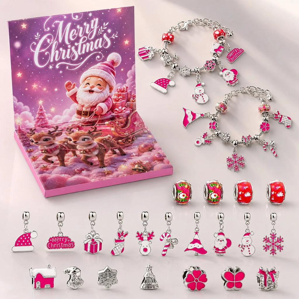 Creative DIY | Bracelet Making Kit with 24-Day Countdown & Custom Beads for Personalized Crafting 7