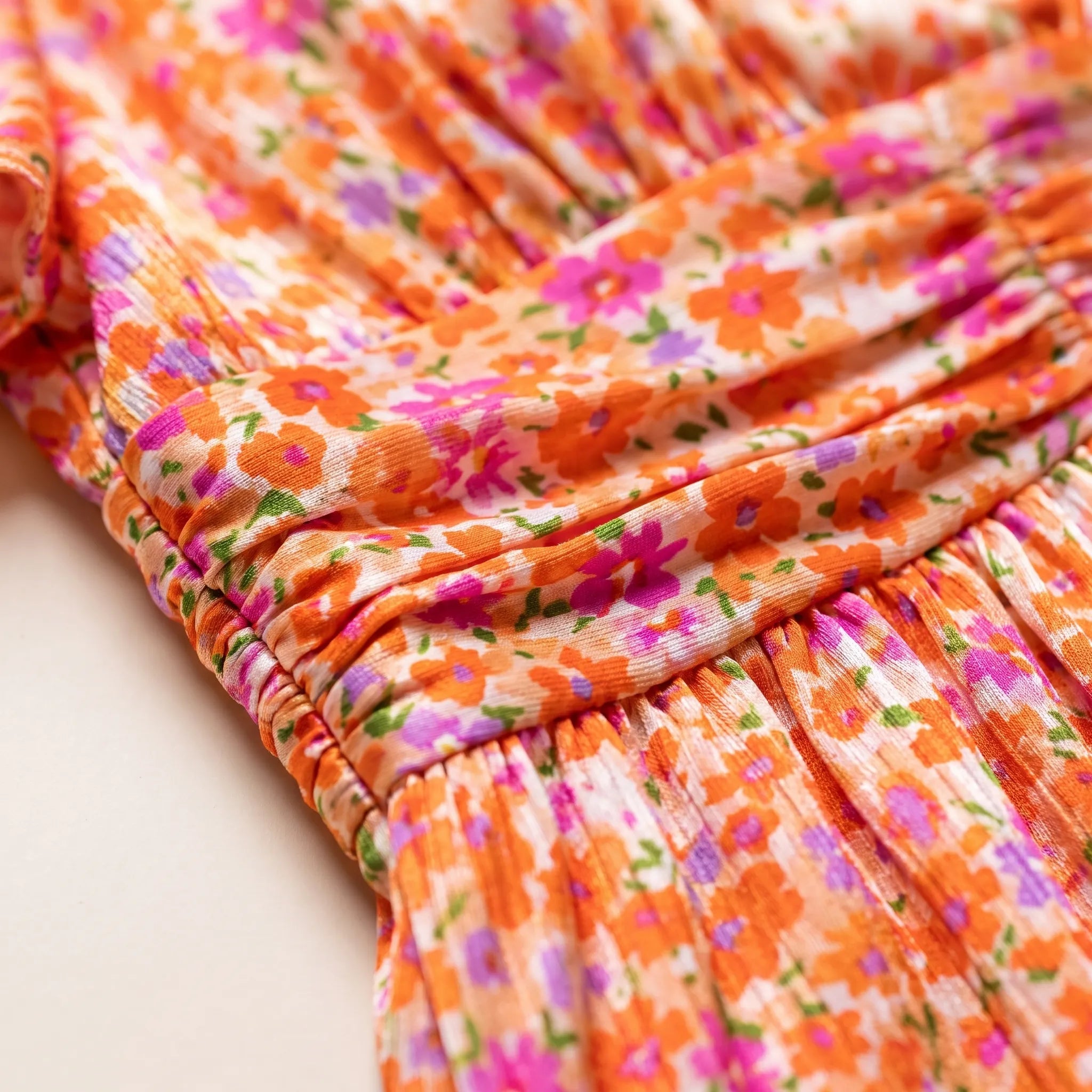 Elsie  - Floral V-Neck Summer Maxi Dress
