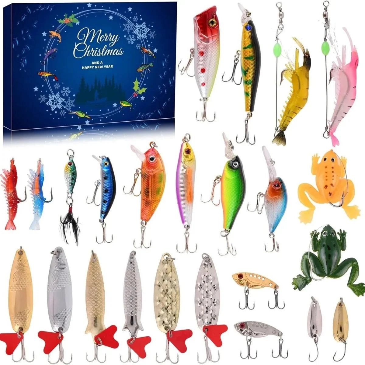 Fishing Tackle Advent Calendar | 24 Days of Lures & Tools for Freshwater and Saltwater Angling 4