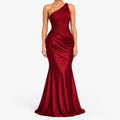 Geraldine  - Asymmetric Maxi Dress
