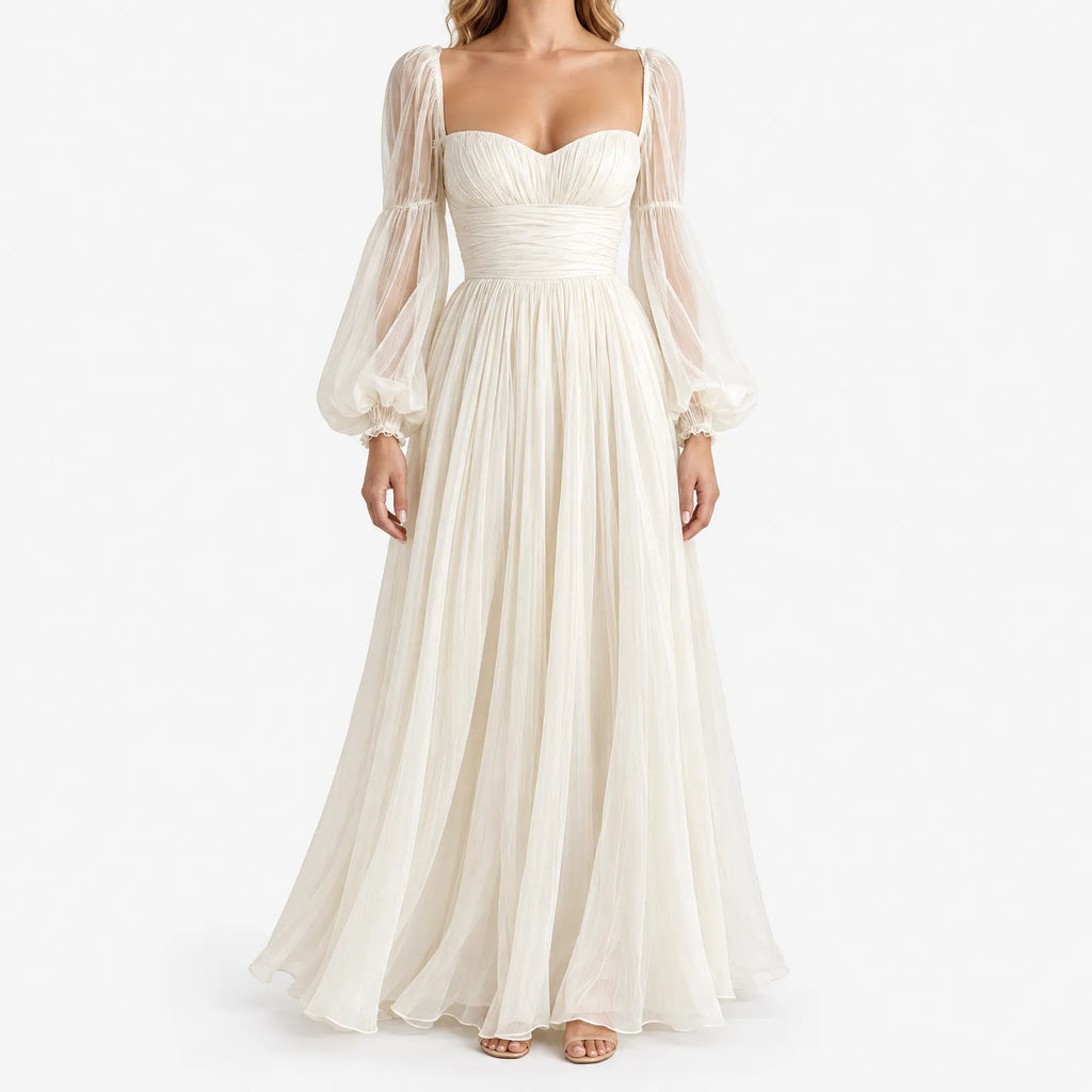 Gina  - Square Neck Maxi Dress