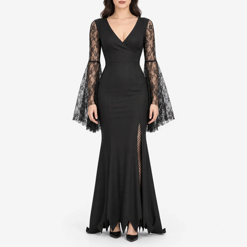 Halloween Floor Length Gothic Costume Dress