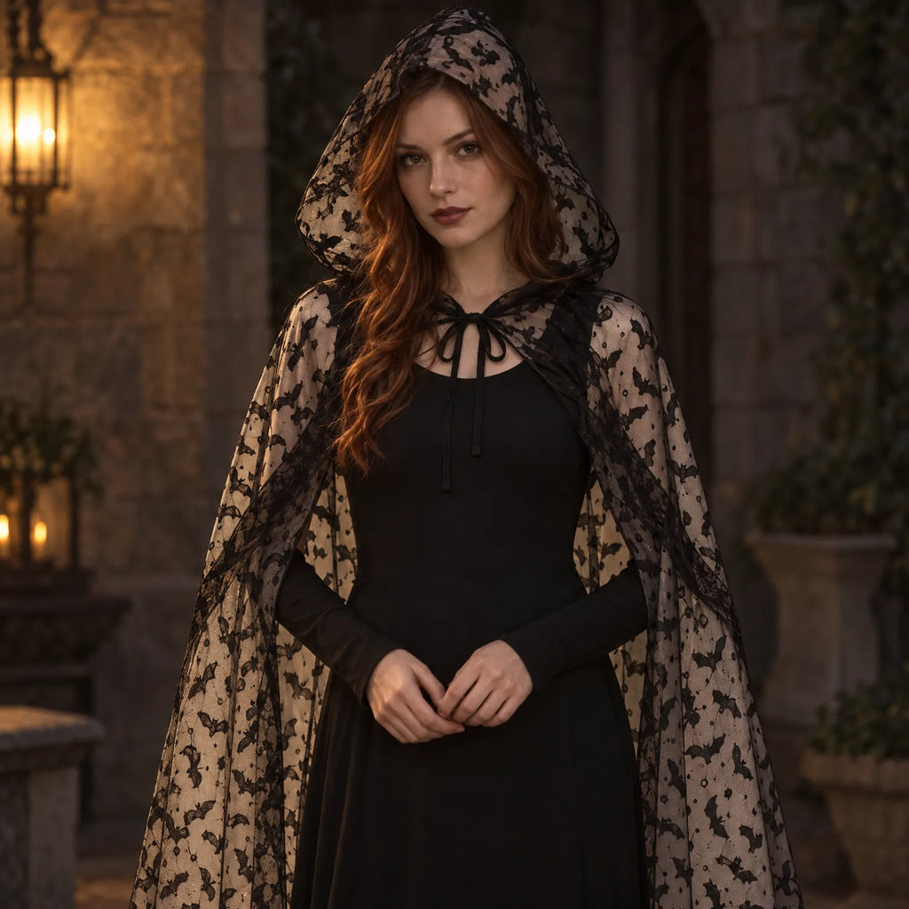 Halloween Hooded Costume Cape