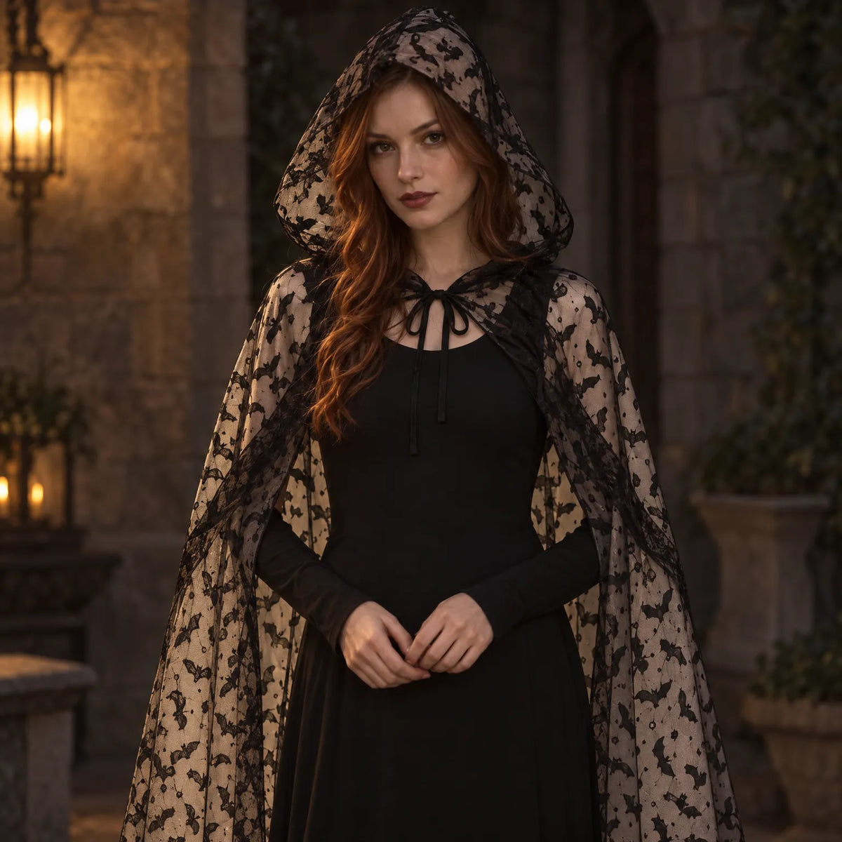 Halloween Hooded Costume Cape
