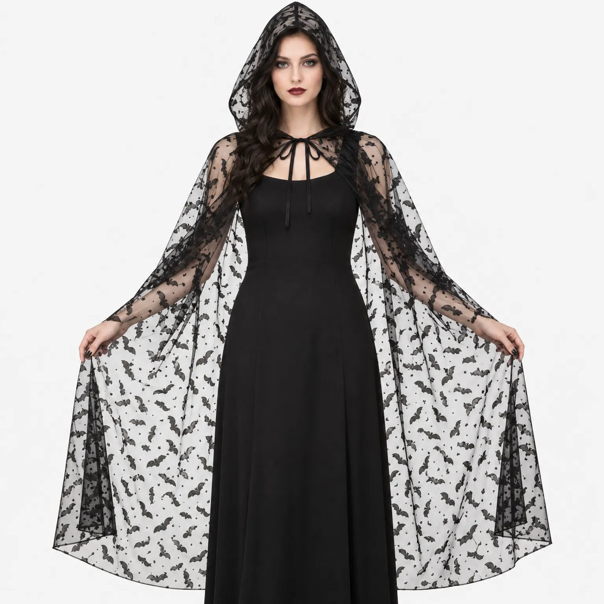 Halloween Hooded Costume Cape