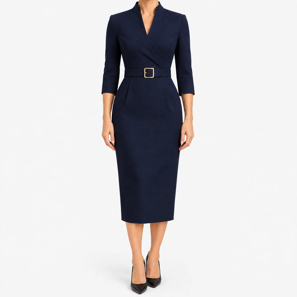 Heather  - Tailored Midi Dress