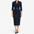 Heather  - Tailored Midi Dress