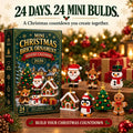 Holiday Collection | Christmas Ornament Advent Calendar with 24 Unique Mini Sets | Interactive Tree Decorations for Festive Countdown 0