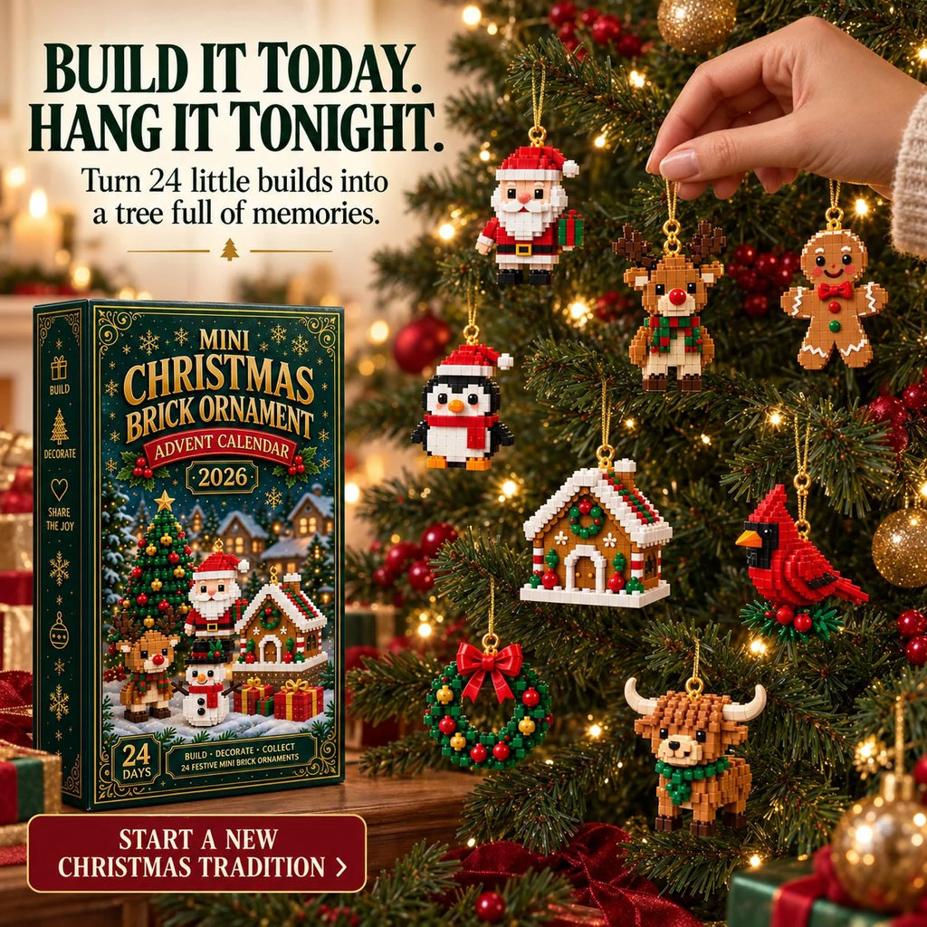 Holiday Collection | Christmas Ornament Advent Calendar with 24 Unique Mini Sets | Interactive Tree Decorations for Festive Countdown 1