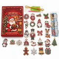 Holiday Craft Collection | DIY Advent Calendar with 24 Acrylic Ornaments | Creative Family Countdown for Festive Decoration 0