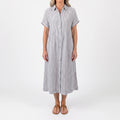 Joanna  - Relaxed Striped Shirt Dress