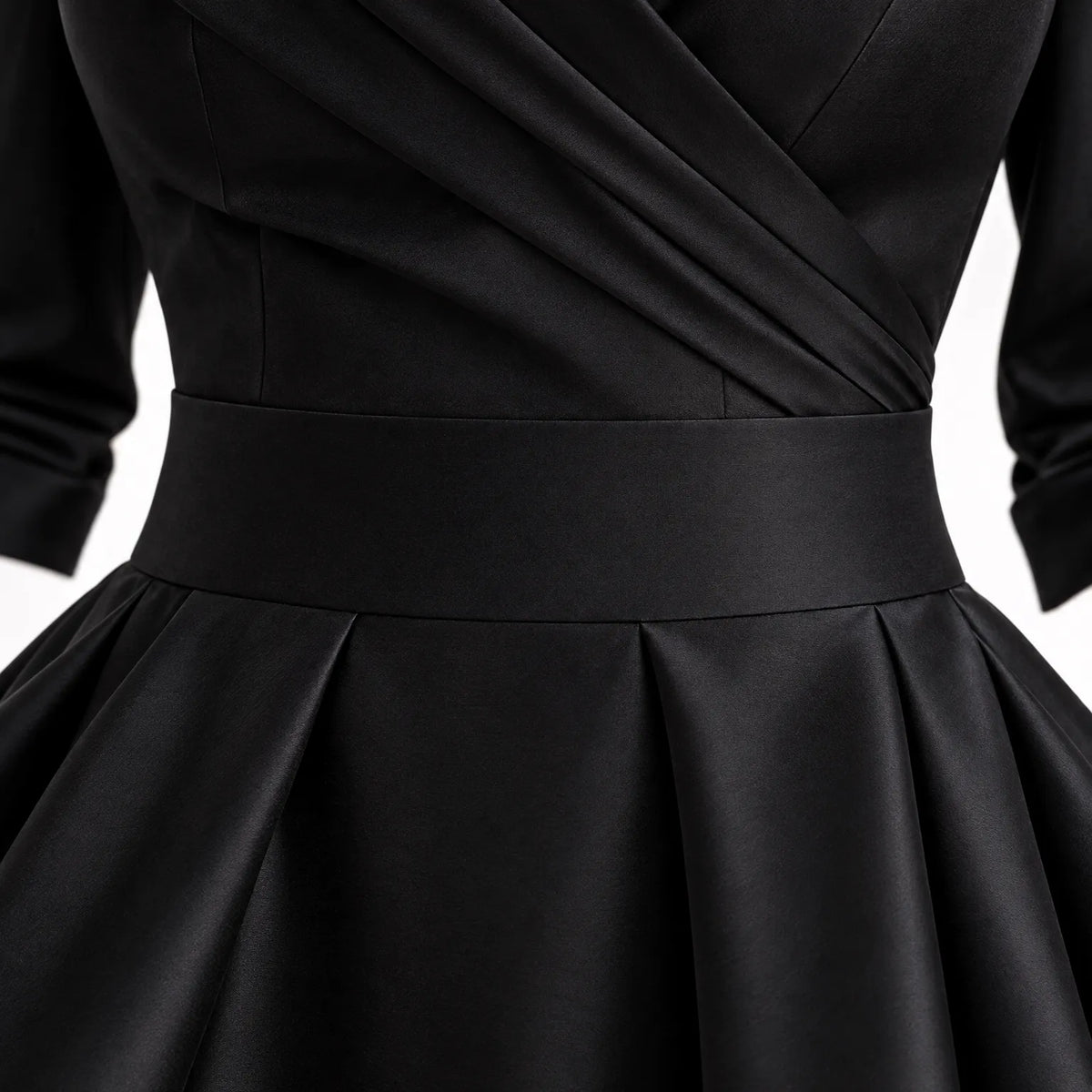 Kara  - Elegant A-Line Midi Dress
