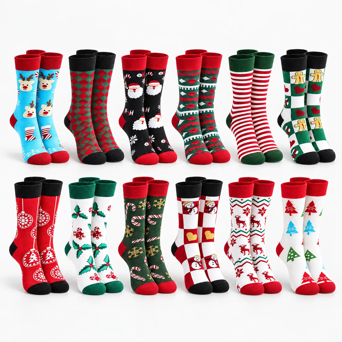 Kelly  - Holiday Advent Calendar Socks Set