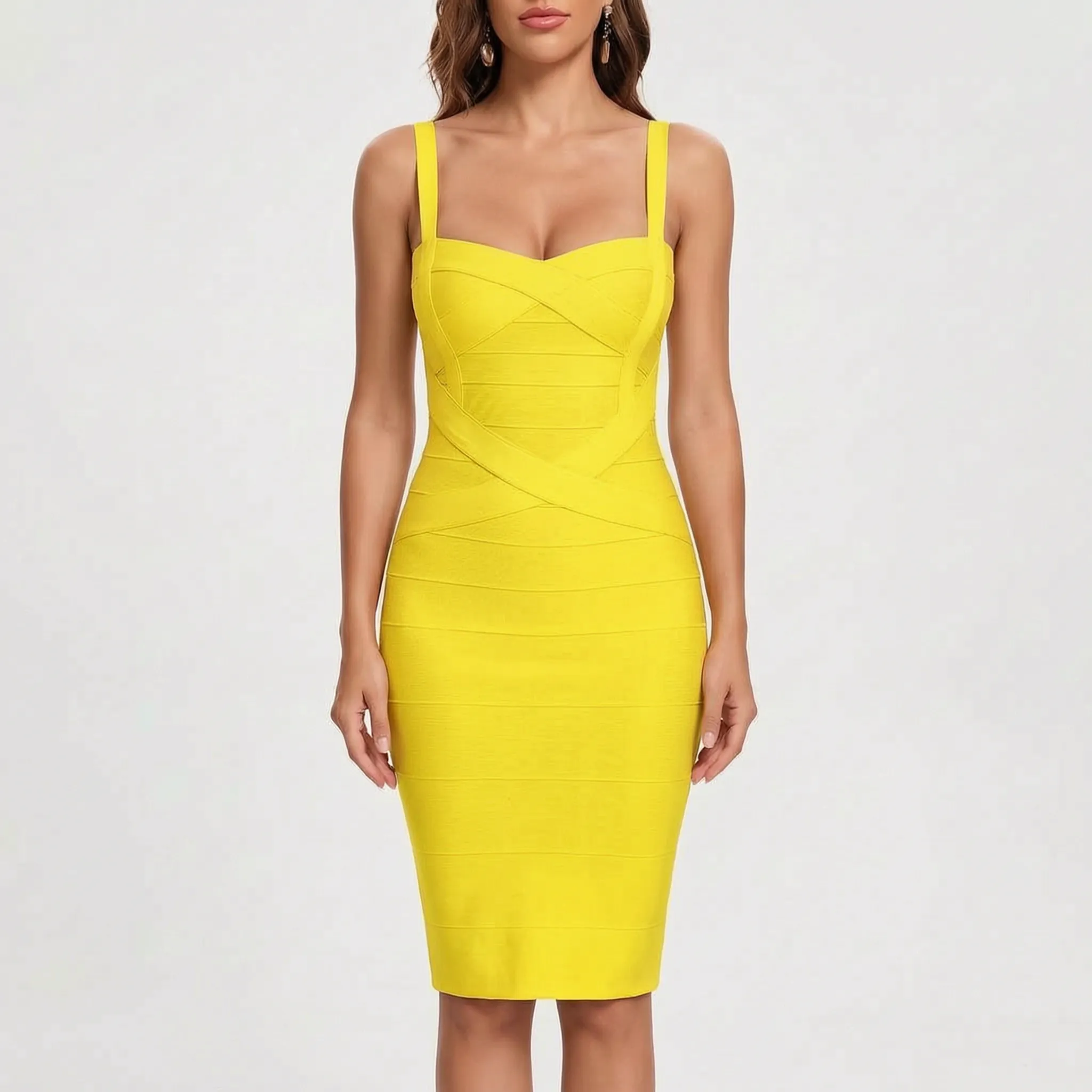 Lillian  - Sleeveless Bodycon Bandage Party Dress