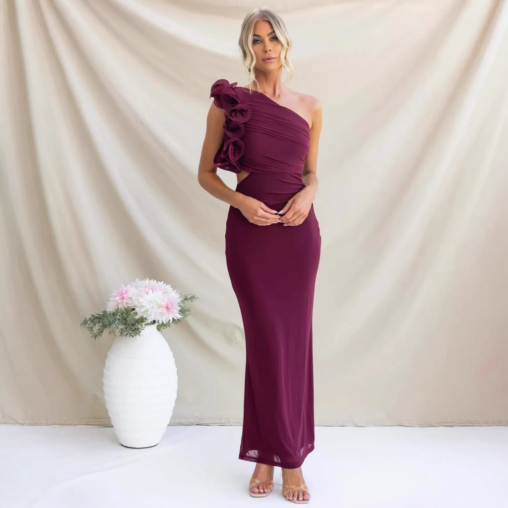 Margarita  - One-Shoulder Maxi Dress