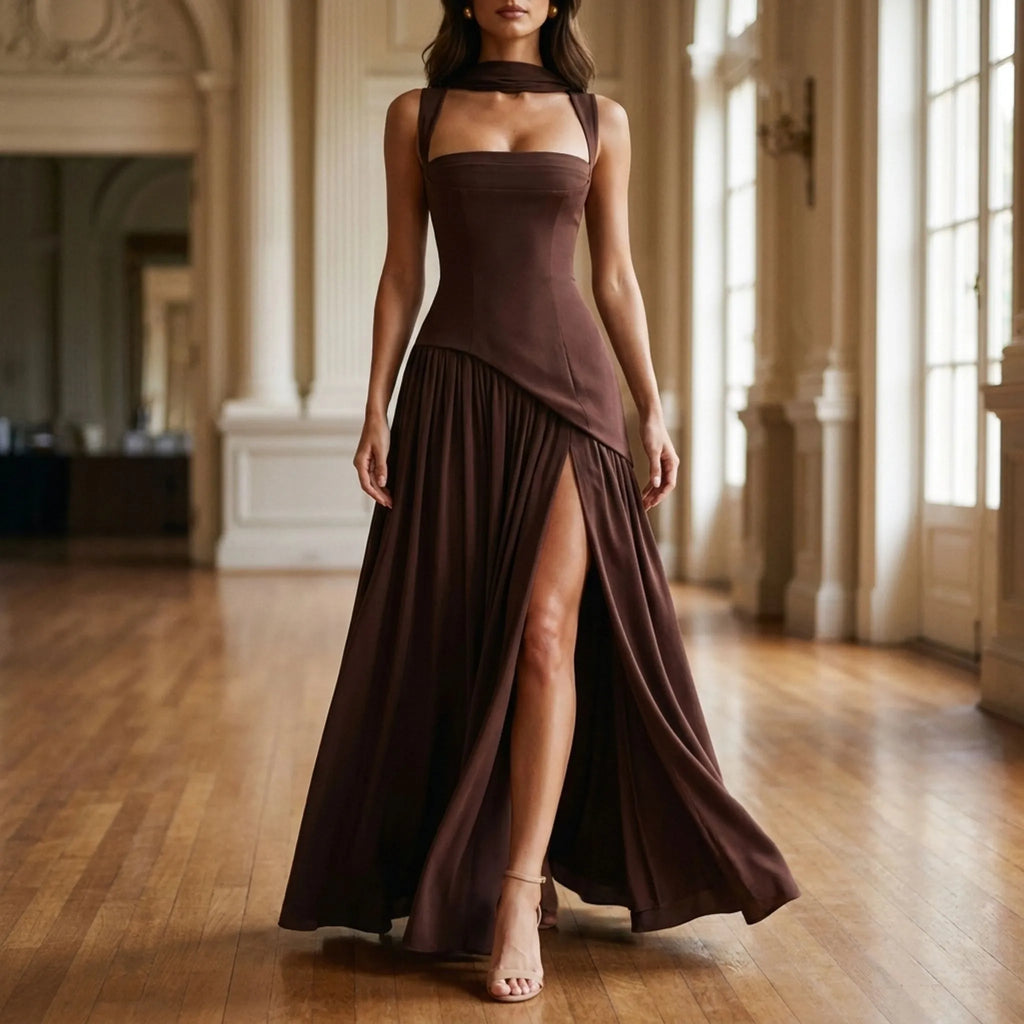 Marlene  - Draped Maxi Dress