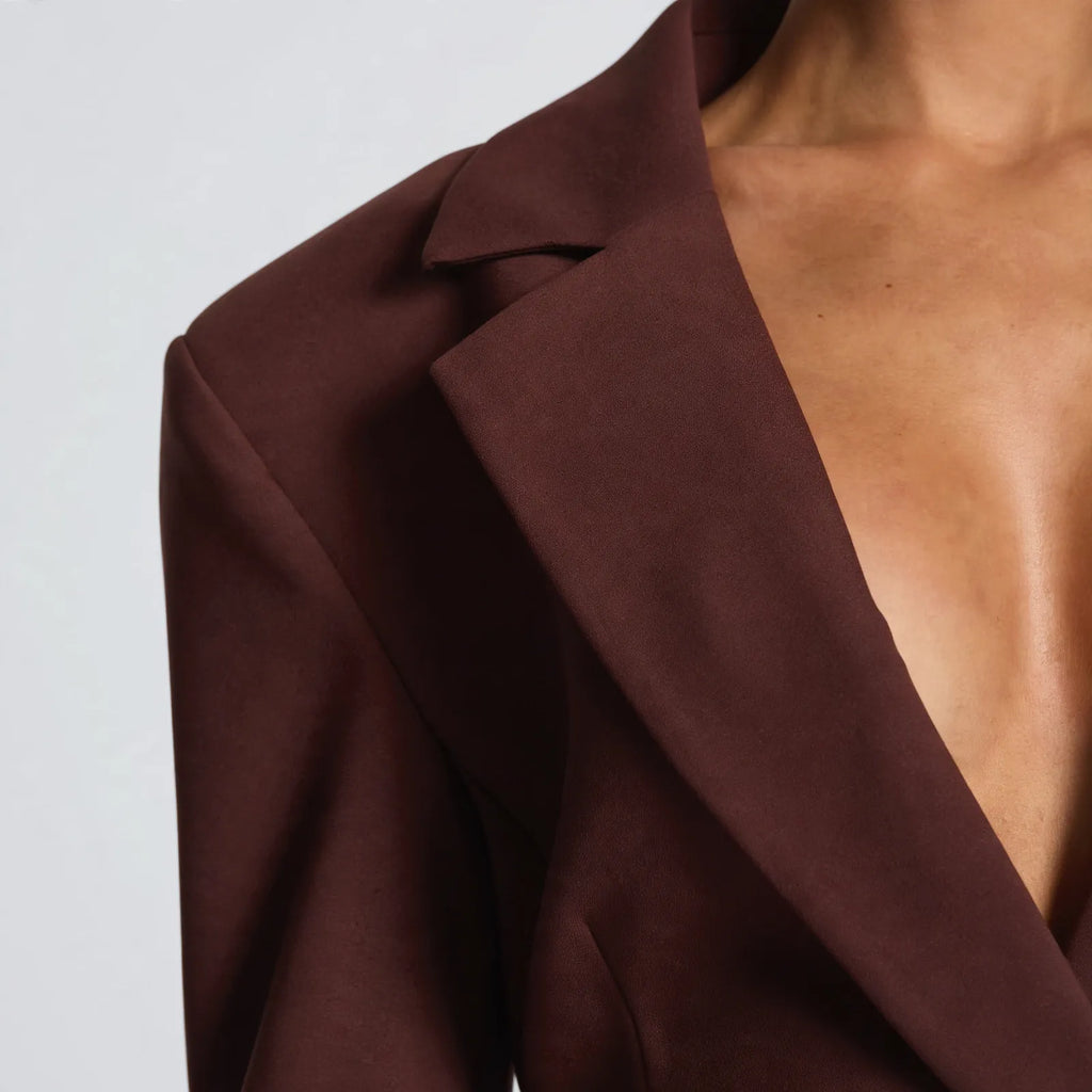 Mary  - Double-Breasted Tailored Blazer Mini Dress
