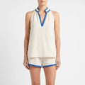 Maxine  - Sleeveless V-Neck Co-Ord Short Set