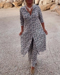 Michelle Collection | Women's Two Piece Set with Relaxed Fit & Printed Design for Everyday Comfort 0
