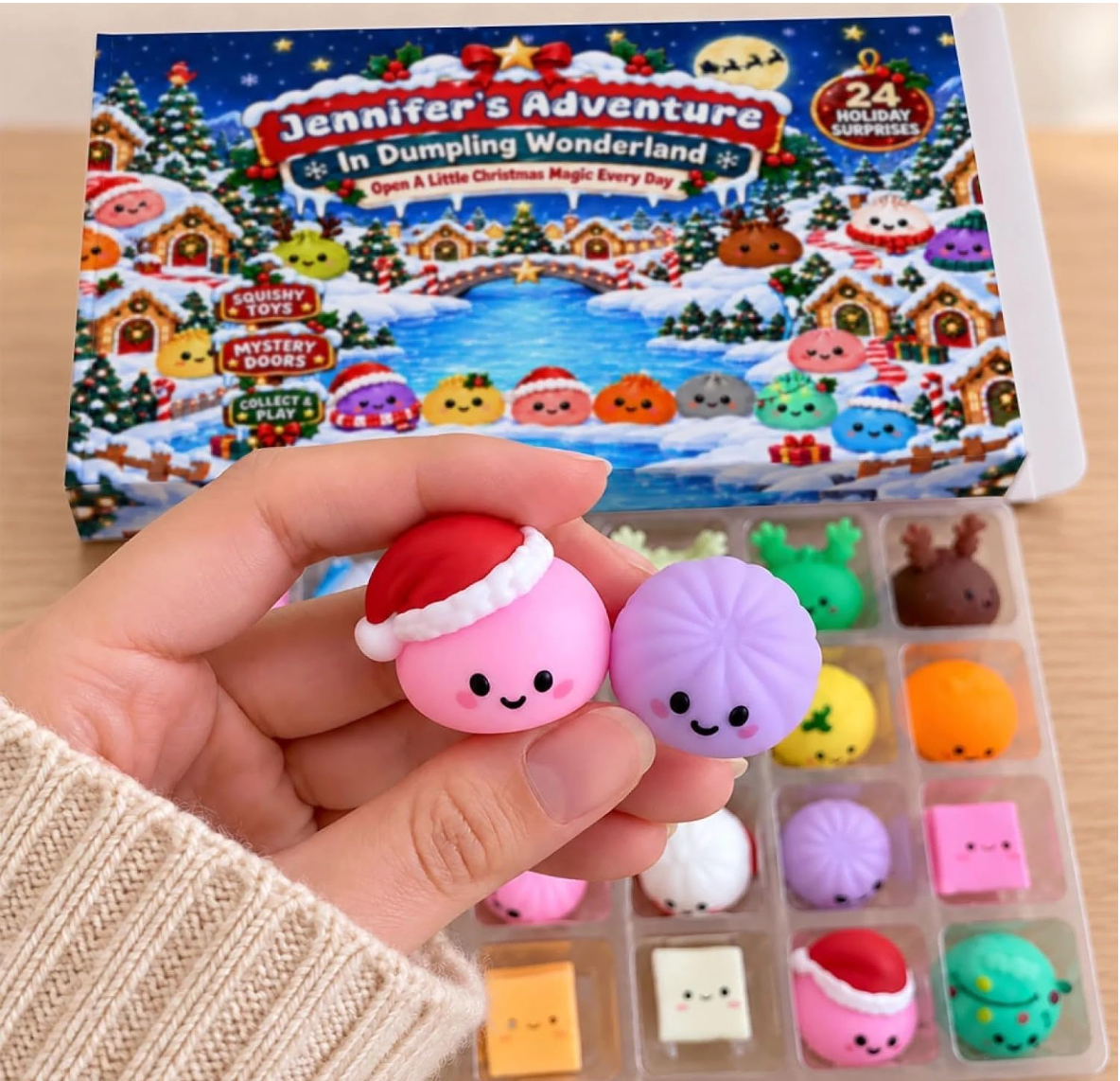 Merry Mochi – 24-Day Squishy Dumpling Advent Calendar