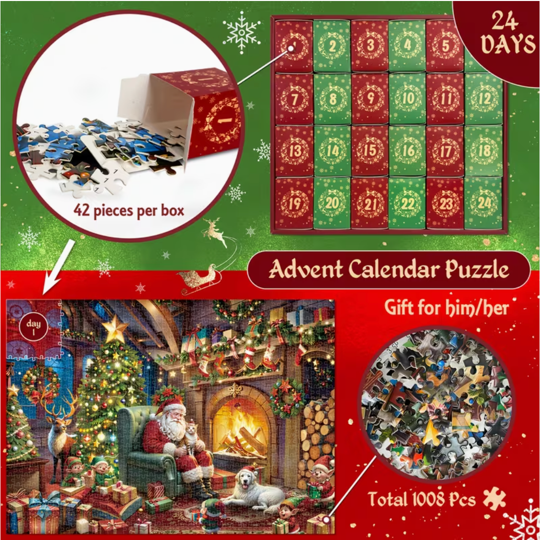 Yuletide – 24-Day Christmas Jigsaw Puzzle Advent Calendar