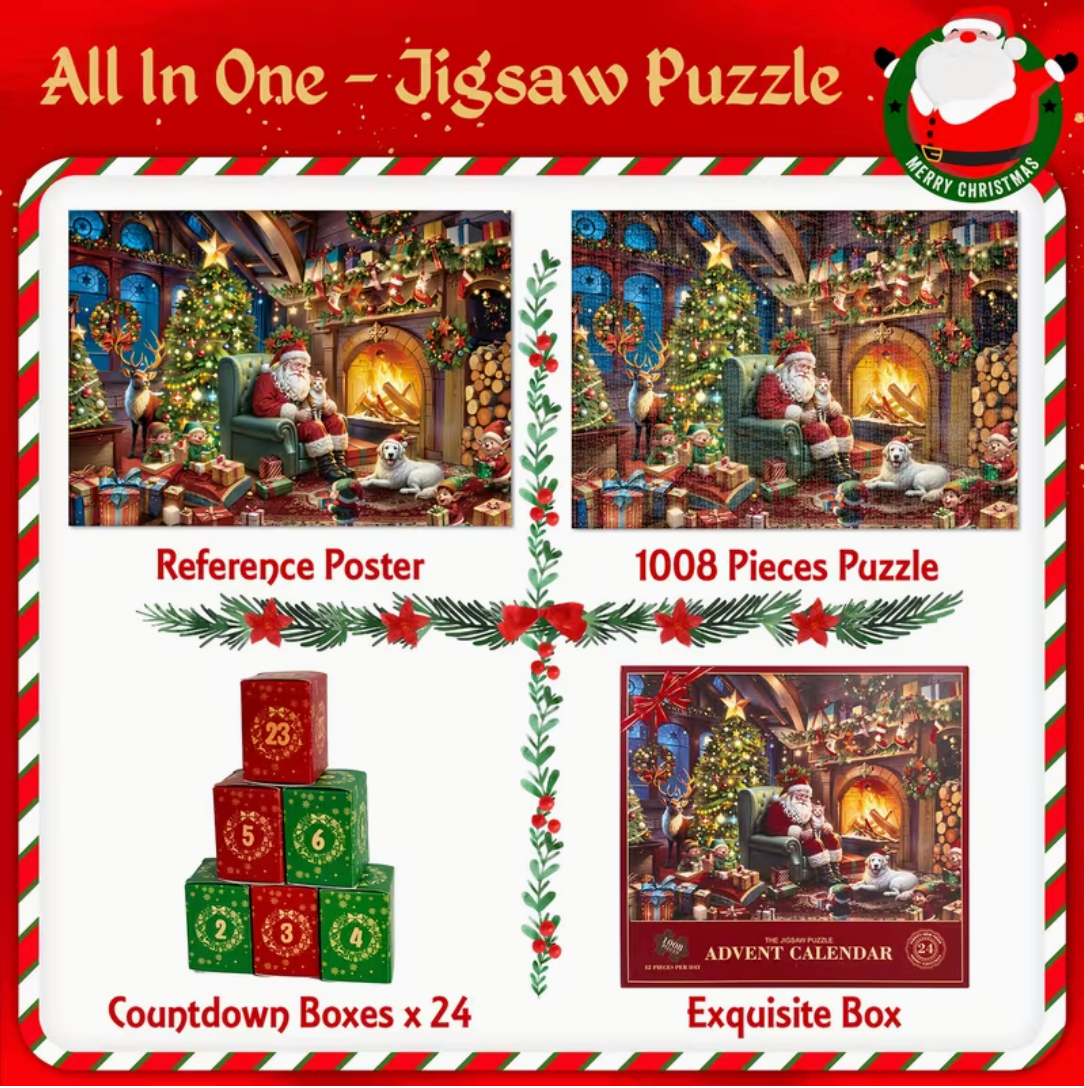 Yuletide – 24-Day Christmas Jigsaw Puzzle Advent Calendar