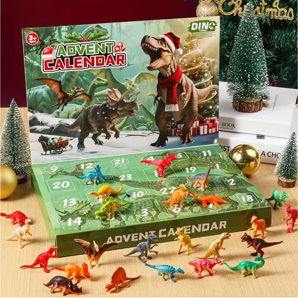 Dino Discovery – 24-Day Glow In The Dark Advent Calendar