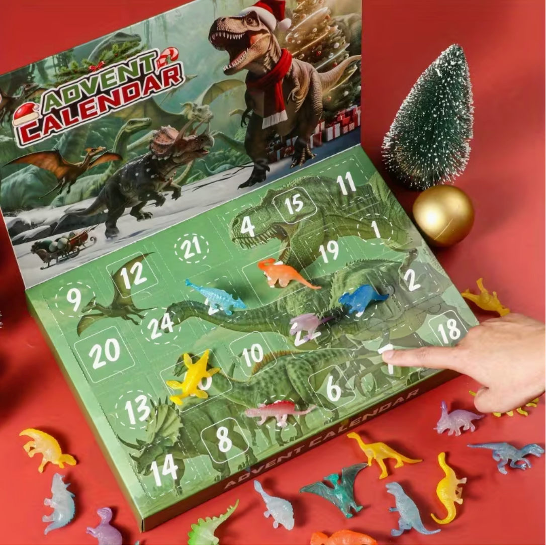 Dino Discovery – 24-Day Glow In The Dark Advent Calendar