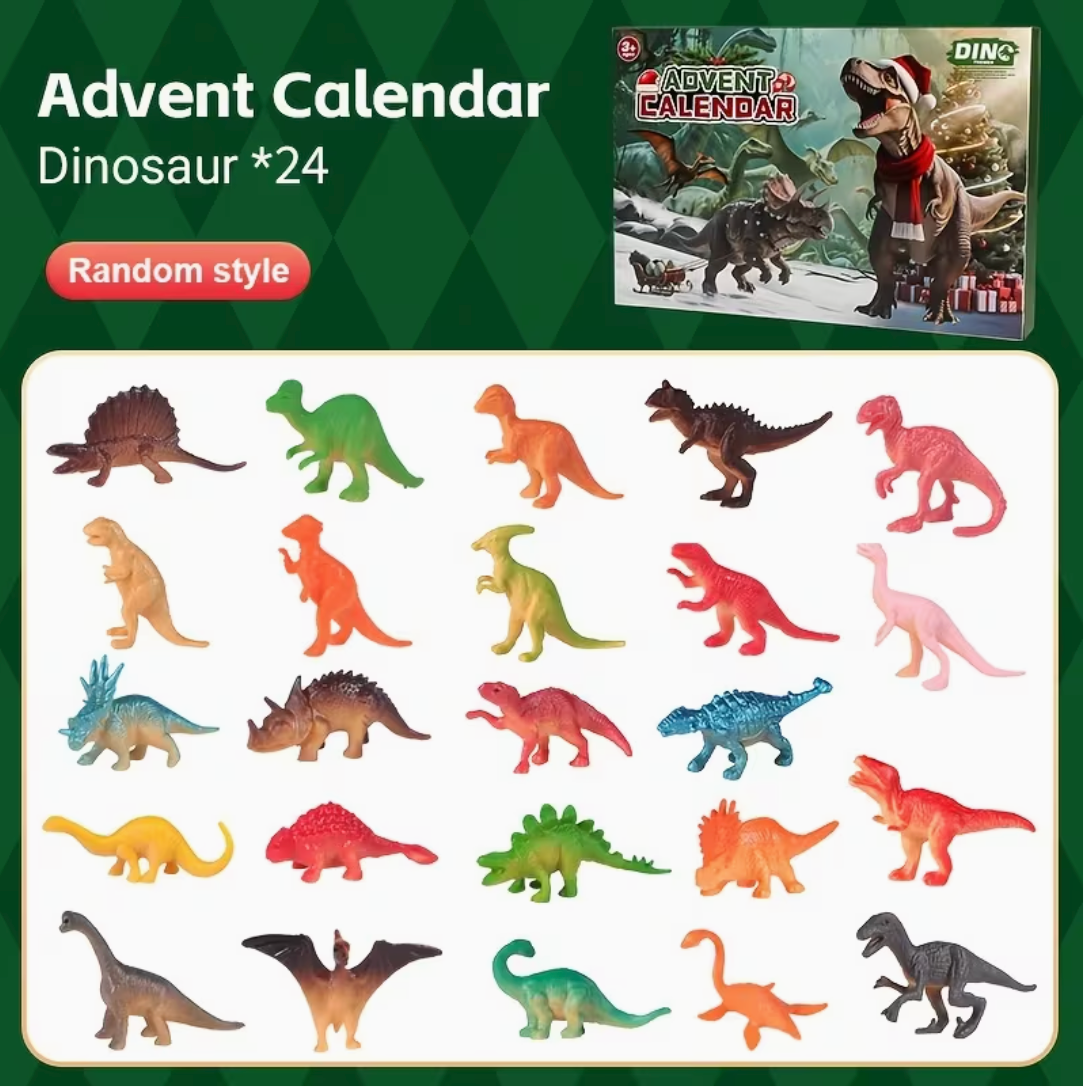 Dino Discovery – 24-Day Glow In The Dark Advent Calendar