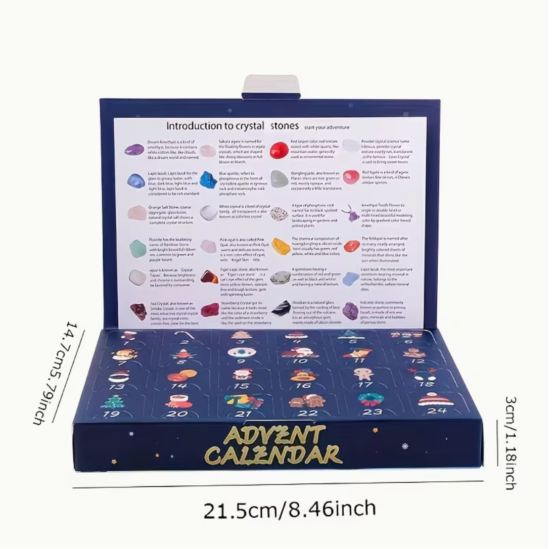 Crystal Discovery – 24-Day Mixed Crystals Advent Calendar