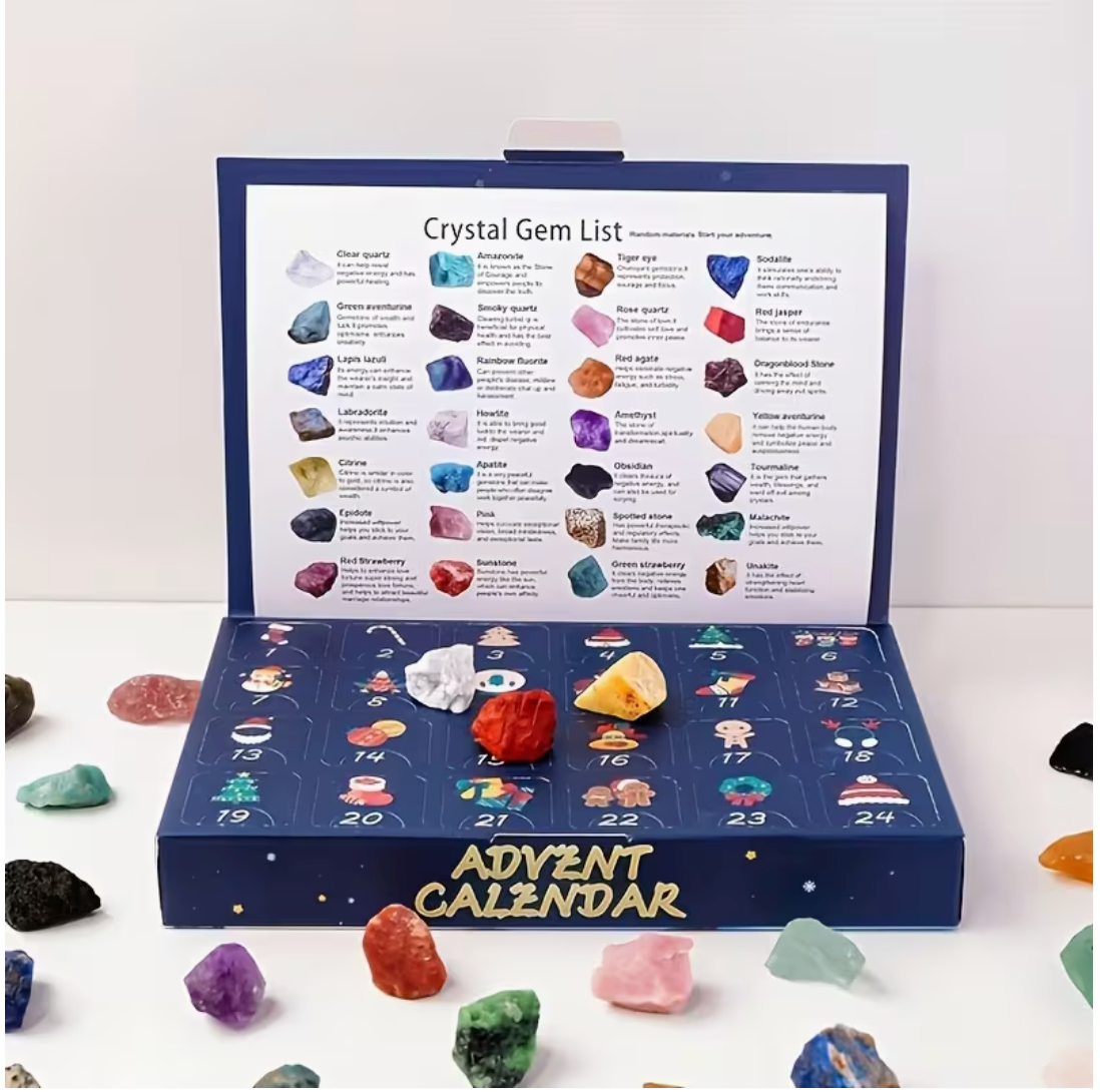Crystal Discovery – 24-Day Mixed Crystals Advent Calendar