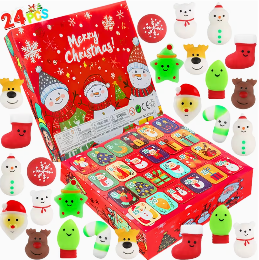 Santa Squeeze – 24-Day Christmas Squishy Advent Calendar