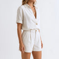 Sophia  - Relaxed Short-Sleeve Co-Ord Set