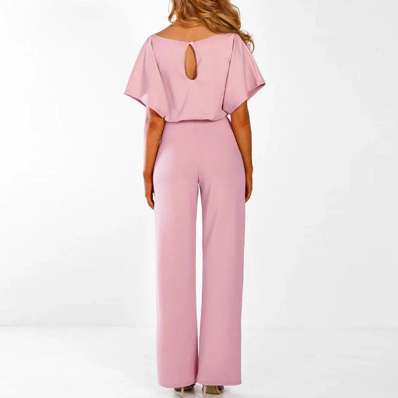 Women's Polyester Two-Piece Set | Stylish Belted Wide Leg Summer Outfit 7